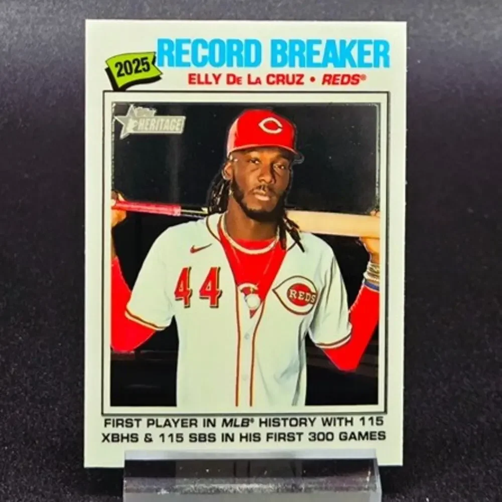 Elly De La Cruz Heritage Chrome Mystical Greatest Hits Cincinnati Reds Star - Picture 6 of 7